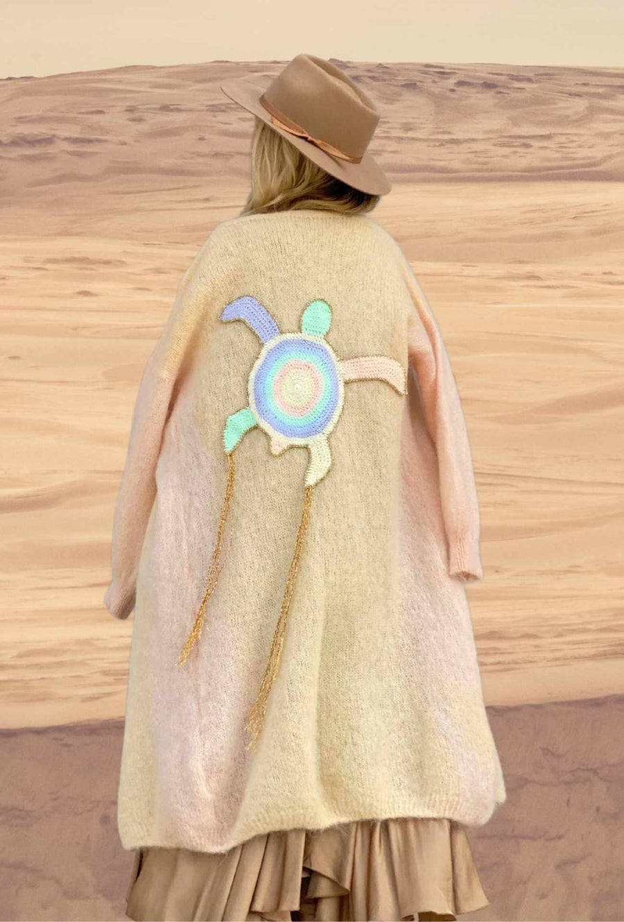 Gilet Long Rainbow Glow