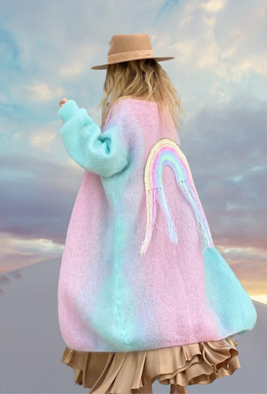 Gilet Long Rainbow Shadow