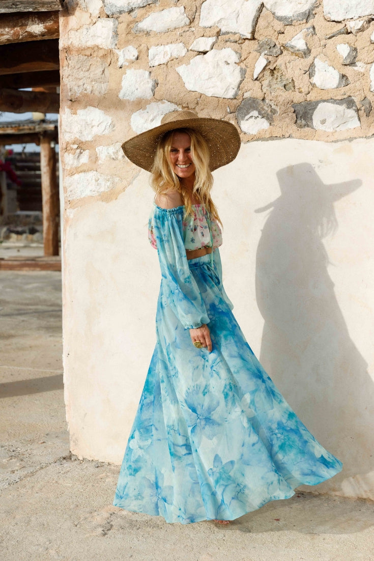 Blouse Alicia Aqua Frenchy