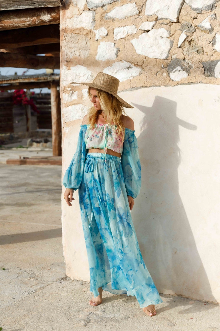 Blouse Alicia Aqua Frenchy