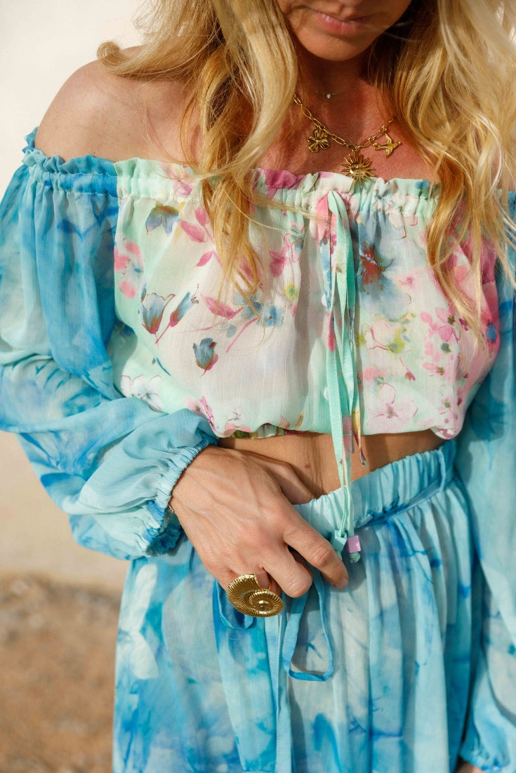 Blouse Alicia Aqua Frenchy