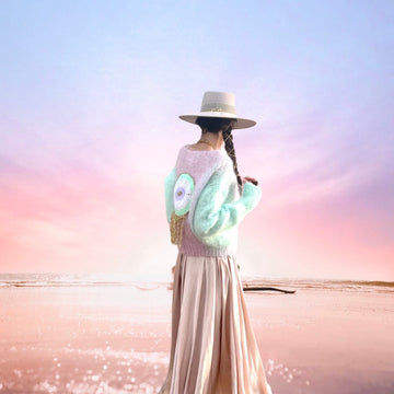LILA/MINT Tie &amp; Dye Sweater